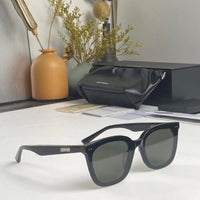 Original 2023 Gentle Monster Heizer Black Zeiss Lens Sunglasses Black Suit