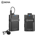 E-electronic XINPU Boya BY-WM4 Pro K1/K2/K3/K5 Dual Channel 2.4G Wireless Studio Condenser Microphone Lavalier Interview Mic for DRLR Cameras