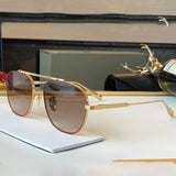 Luxury Sunglasses women's DTS409 Famous Brand Luxury Designer Titanium Rectangular Women Glasses Women's Glasses For The Sun