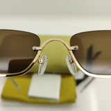 Hot 2023 New Small Fashion Semi-Rimless Sunglasses For Women Party Brand Designer Black Female Girl Ladies For Sun Glasses UV400