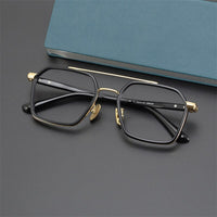 CH5255 Men Women's Reading Optical Eyeglasses Big Pure Titanium Square Frame Glasses For Men and Women Prescription Glasses