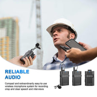 E-electronic XINPU Boya BY-WM4 Pro K1/K2/K3/K5 Dual Channel 2.4G Wireless Studio Condenser Microphone Lavalier Interview Mic for DRLR Cameras