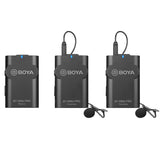 E-electronic XINPU Boya BY-WM4 Pro K1/K2/K3/K5 Dual Channel 2.4G Wireless Studio Condenser Microphone Lavalier Interview Mic for DRLR Cameras