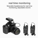 E-electronic XINPU Boya BY-WM4 Pro K1/K2/K3/K5 Dual Channel 2.4G Wireless Studio Condenser Microphone Lavalier Interview Mic for DRLR Cameras