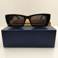 2023 Acetate Rectangle Black Square Sunglasses Man For Women Brand Designer New Irregular Sun Transparent Glasses Woman UV400