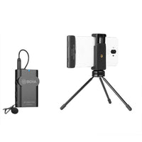 E-electronic XINPU Boya BY-WM4 Pro K1/K2/K3/K5 Dual Channel 2.4G Wireless Studio Condenser Microphone Lavalier Interview Mic for DRLR Cameras