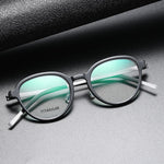 Eyeglasses Men 1176  Round Denmark Titanium No Screw Korea Glasses Frames Optical Ultra-light Business Reading Glasess For Men
