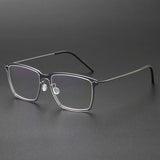 High Quality 6505 Glasses Frame Denmark Linde Titanium No Screw Korea Glasses Frames Optical Glasses