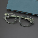 GUERRERO Retro Round Acetate Men Women Frame Glasses For Men and Women  myopia  prescription Glasses Frame