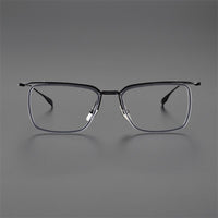 DTX100 Men Women's Male Business Retro Square Frame Glasses For Men and Women  Eyebrow Glasses Frame Female
