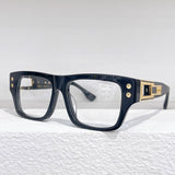 Fashion Luxury Women Men's Sunglasses DTS407 Famous Brand Luxury Designer Titanium Acetate Rectangular Women Glasses
