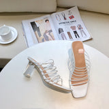 S-shoe R.E.J.I.N.A P.Y.O Polished Crisscrossed High Heel Sandal Open Toe Ankle-Strap Dress Platform Sandal