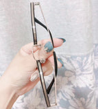 S-sunglasses 2021 Gentle Anti Radiation Glasses For Alio With White Round Case Retro Round Glasses Frame Anti Blue Light Eyeglasses Round Oversized Antiradition Replaceable Lens in Full Metal Frame Computer Eyewear for Women and Men