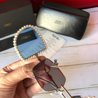 S-sunglasses JINNNN X PERCY LAU BAMBI SUNGLASS FEATURING A METALLIC BRIDGE AND NYLON LENSE