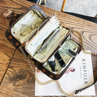 L-package Women's Canvas Designer PU Waist Purse Belt Bag Fashion Personality Messenger Chest Bag