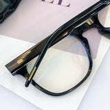 S-sunglasses 2021 Monster Square Anti Radiation Glasses For Kubo With White Round Case Replaceable for Lens Eyewear Eyeglass Glasses Non Graded Lens Eyewear for Women and Men