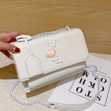 L-package 22-14-10cm Women Purse Clutch Small Crossbody Shoulder Bag with Chain Strap