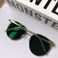 S-sunglasses New Gentle Monster man or Women eyeware UV400 Retro Flatba Sunglasses Classic Small Round Metal Frame For MIMICHIC