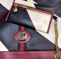 H-bag GUCCI HANDBAG Rajah large tote with NY Yankees patch size: 17"W x 14"L x 2.5"H Style:537219