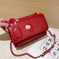 L-package 22-14-10cm Women Purse Clutch Small Crossbody Shoulder Bag with Chain Strap