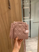 M-Handbag Dior 18cm Purses and Handbags for Women Top Handle Satchel Shoulder Bags for Ladies