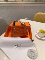 M-Handbag Hermès 20cm Women's Handbags Purses Small Tote Shoulder Bag Top Handle Satchel Bag for Work