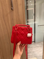 M-Handbag Dior 18cm Purses and Handbags for Women Top Handle Satchel Shoulder Bags for Ladies