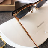 S-sunglasses Free Ship V Brand KALO Top Quality Metal Full Frame Designer Sunglasses For Women UV400 Protecton Mirror Sunglass with black case