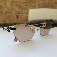 S-sunglasses Male female Cat eye Metal decoration Sunglasses for P.e.r.c.y L.a.u XP-01-03 glasses