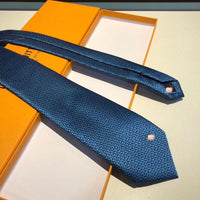A-accessories Louis Vuitton Men's Cotton Solid Stripe Skinny Tie Slim Necktie For Wedding Party