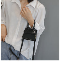 L-package Fashion Classic Mini Crossbody Bags Top Handle Clutch Handbags Square Leather Shoulder Handbag For Women's