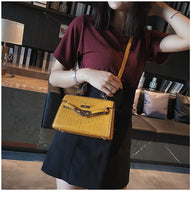 L-package 21-15-7cm Women's Satchel Handbags Top Handle Purses Shoulder Bags Leather Tote for Ladies with Long Strap