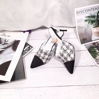 S-shoe Women's Chunky Thick Slippers-Summer Sandals Peep Toe Slip On Casual Shoes