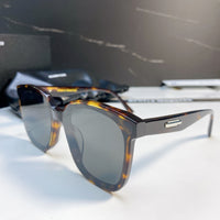 S-sunglasses Ready Stock Men Sunglasses UV400 Korean Sun Glasses For Jackie Black Square Acetate Flatba Frame With 99.9% UV Protected Black Zeiss Lenses Shades For Men Fashion Men's Eyewear Male