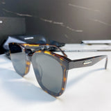 S-sunglasses Ready Stock Men Sunglasses UV400 Korean Sun Glasses For Jackie Black Square Acetate Flatba Frame With 99.9% UV Protected Black Zeiss Lenses Shades For Men Fashion Men's Eyewear Male