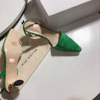 S-shoe R.E.J.I.N.A P.Y.O Women Casual Cusp Toe High Heeled Pumps Ankle Strap Shoes