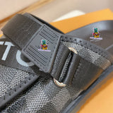 S-shoe Louis Vuitton Women Sandals Summer New Thick Heel Platform Sole Shoes Female Summer Flat Casual Shoes Fashion Sports Beach Women's Slippers Heels Women Platform Sandals Female Thick Bottom Shoes Wedge with Open Toe