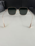 S-sunglasses Men's UV-Proof Strong Light Sunglasses For Diane Classic Silver Square Frame 99.9% UV Protected Brown Lenses for Driving Eye Glasses Reflective Lenses Big Face