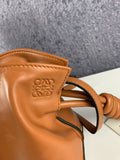 H-bag Loewe Women's Hammock Flamenco Knot Mini Bag Varsity Small Bag Leather Shoulder Bag Handbag