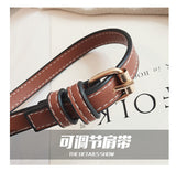 L-package Women Gate Saddle Shaped Crossbody Bag Shoulder Purse cowhide leather Adjustable shoulder strap-mini red