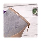 S-shoe C.h.r.i.s.t.i.a.n L.o.u.b.o.u.t.i.n Women's Solid Color Tulle Perspective Embroidery Lace Zipper Mid Block Heel Sandals Summer Daily Outing