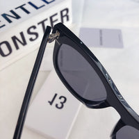 S-sunglasses New Gentle Monster man or Women eyeware Cat Eye Mirrored Flat Lenses Street Fashion Metal Frame Women Sunglasses For W BACK 01