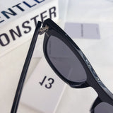 S-sunglasses New Gentle Monster man or Women eyeware Cat Eye Mirrored Flat Lenses Street Fashion Metal Frame Women Sunglasses For W BACK 01