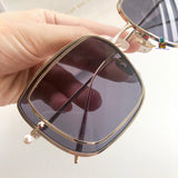 S-sunglasses T.H.E O.W.N.E.R TOS711 59-18-145 Men's Retro Polarized Metal Pilot Sunglasses Glasses Driving Fishing Eyewear