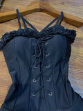 D-clothing Zimmermann Women's Halter One Piece Swimsuits Braid Macrame Ruched Tummy Control Swimwear