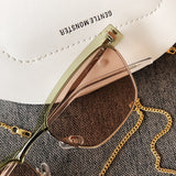 S-sunglasses Free Ship V Brand KALO Top Quality Metal Full Frame Designer Sunglasses For Women UV400 Protecton Mirror Sunglass with black case