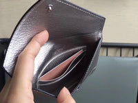 A-accessories MIU MIU NO.5MF001 15.5X10.5cm Envelope Style Leather Case Front Pocket Wallet Super Thin Fashion Card Holder With ID Card Slots
