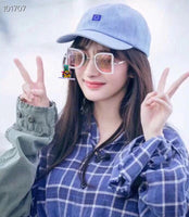 S-sunglasses JINNNN X PERCY LAU BAMBI SUNGLASS FEATURING A METALLIC BRIDGE AND NYLON LENSE