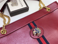 H-bag GUCCI HANDBAG Rajah large tote with NY Yankees patch size: 17"W x 14"L x 2.5"H Style:537219