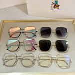 S-sunglasses Dior Anti-blue Light Men Computer Eyeglasses Double Frame For stellaire3 Fashion Square Metal Glasses For Stellaire3 Frame Classic Women Myopia Optics Eye Glasses Retro Eyeglass Big Square Flat Mirror Female